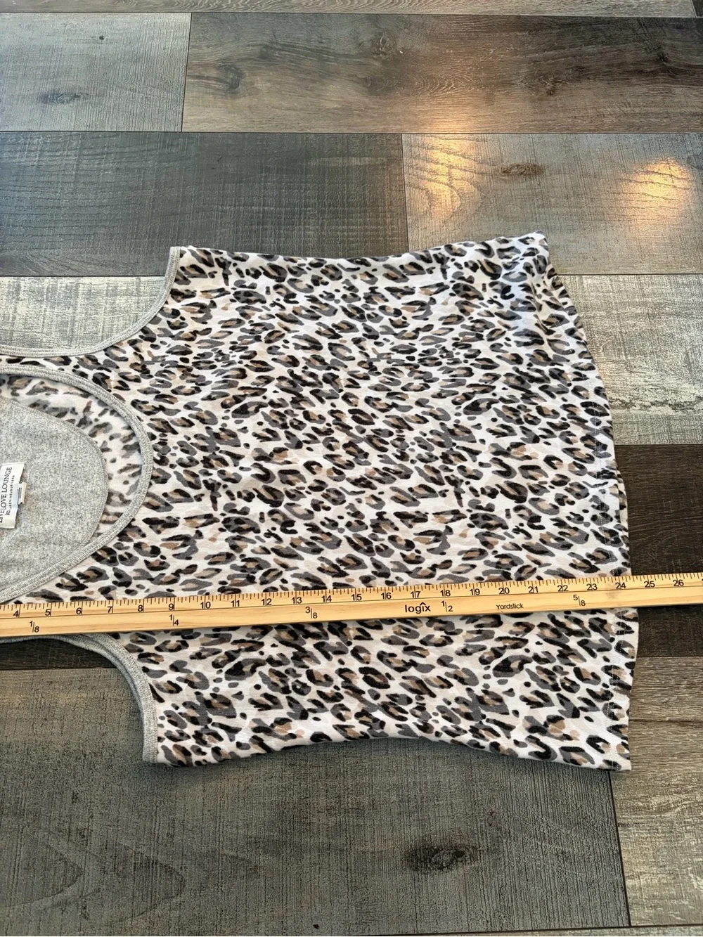Live Love Lounge Karen Neuburger Leopard Print Pajama Lounge Set XL